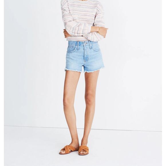 Madewell Relaxed Denim Shorts 24 - Picture 1 of 7